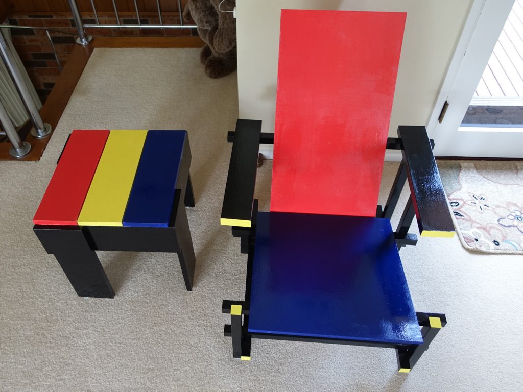 Rietveld Chair & Table